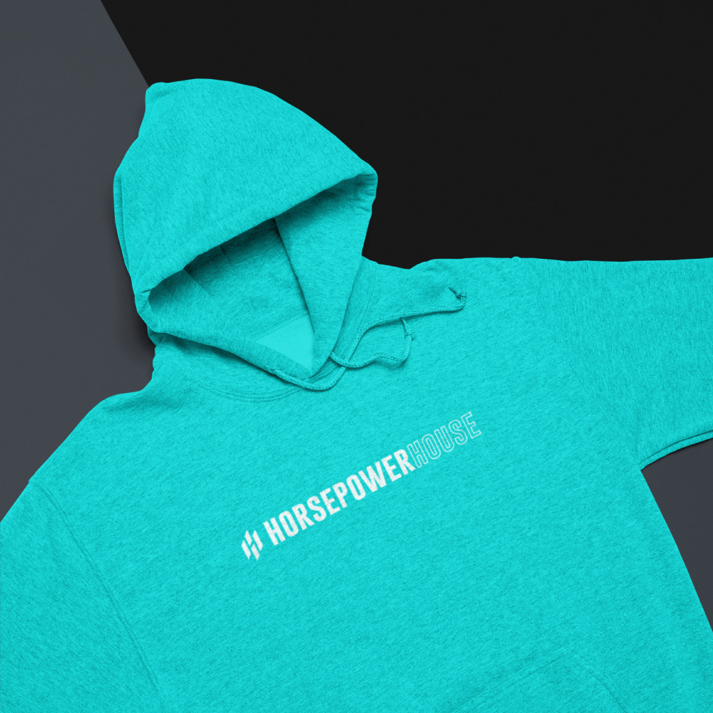 HH Hoodie Teal Logo